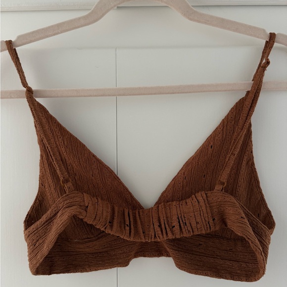 Zara Brown Ribbed Cardigan - Picture 4 of 4